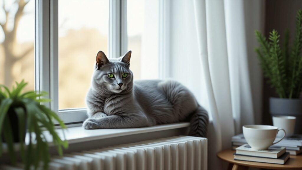 Russian Blue cat
