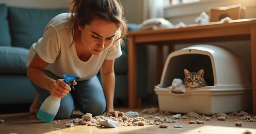 Addressing accidents and behavior challenges in Litter Box Mastery.