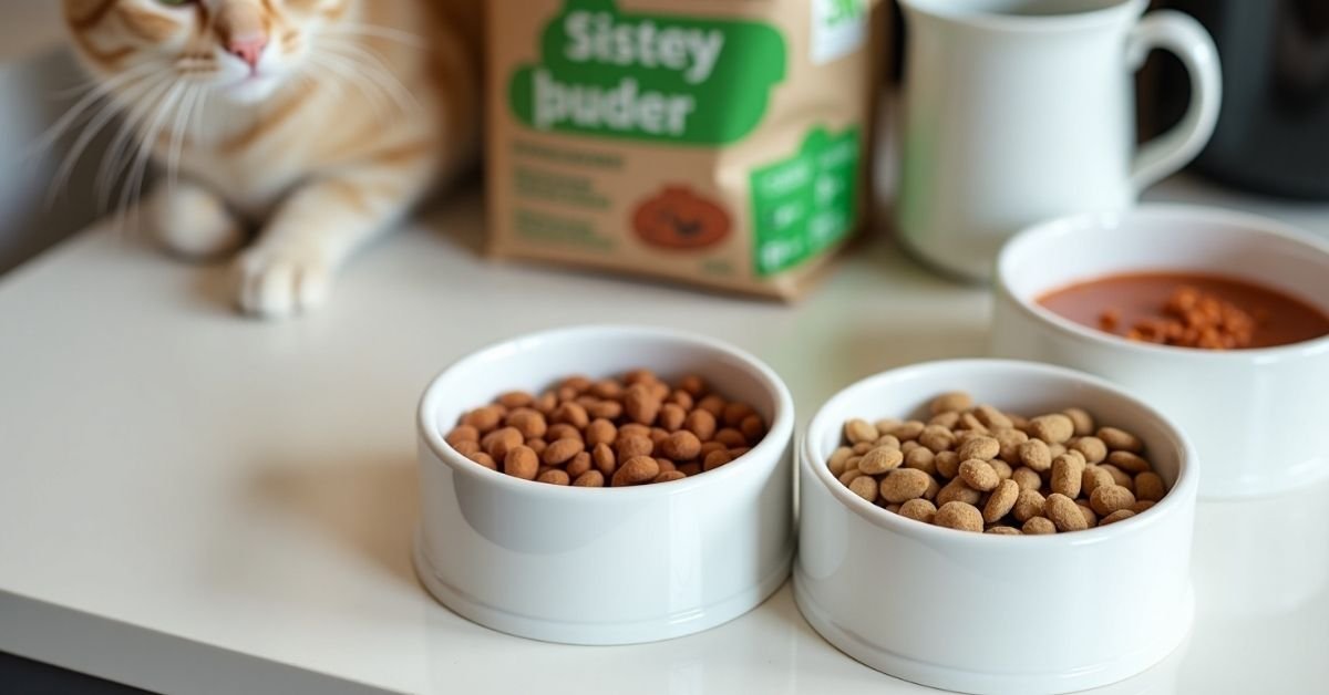 Cat and food